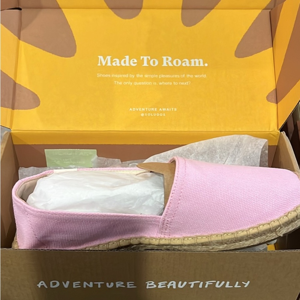 Soludos Pink Espadrilles